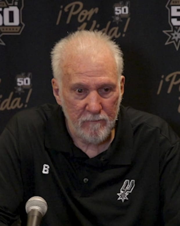 Spurs Coach Gregg Popovich Post-Game vs Rockets
